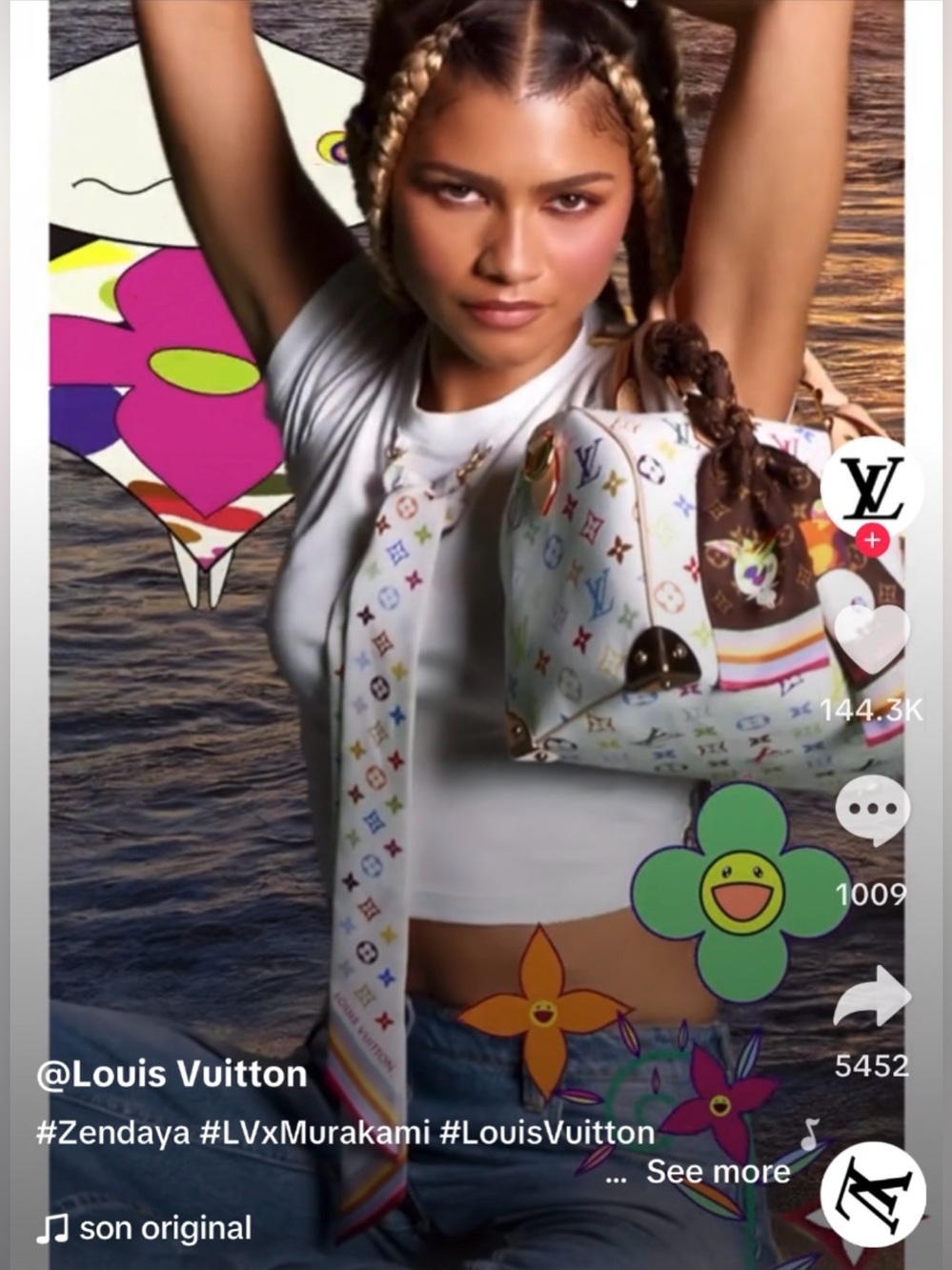 NWT Louis Vuitton x Takashi Murakami LV × TM Monogram Multicolor BB Bandeau - Picture 5 of 17